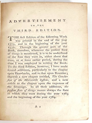 Inquiry into the Nature and Causes of the Wealth of Nations