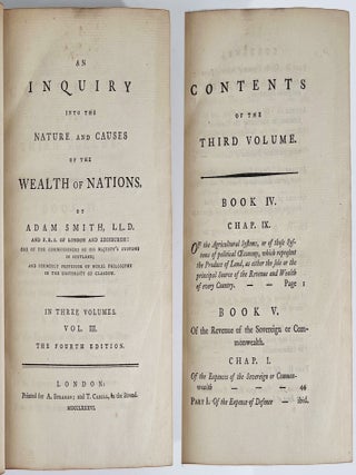 Inquiry into the Nature and Causes of the Wealth of Nations