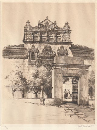 684 The Hospital, Santa Cruz, Toledo. Samuel Chamberlain