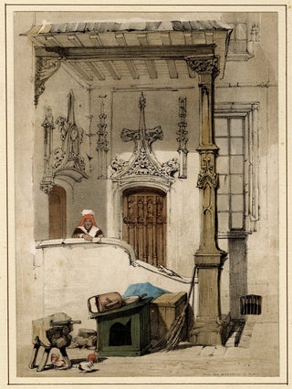 688 Rue des Marmousets, Paris; From Picturesque Architecture in Paris, Ghent, Antwerp, Rouen,...