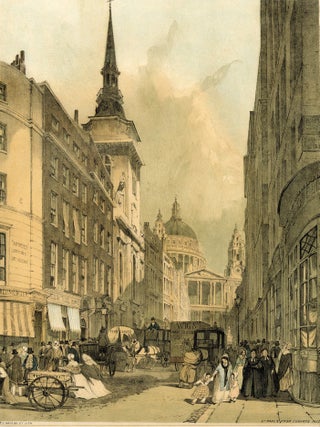 693 St. Paul's From Ludgate Hill, from Original Views of London As It Is. Thomas Shotter Boys