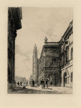 706 The Senate House, Cambridge, from The Portfolio. Alfred-Louis Brunet-Debaines