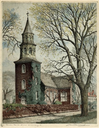 709 Bruton Parish Church, Williamsburg, Virginia. Leon ReneM13 Pescheret
