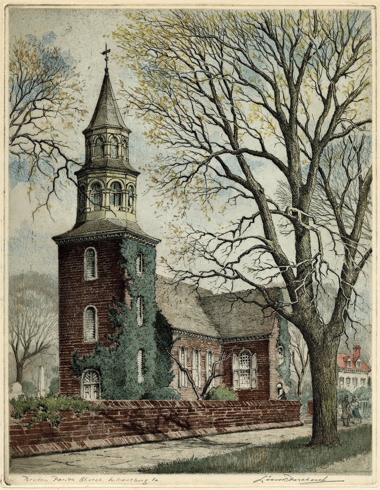 709 Bruton Parish Church, Williamsburg, Virginia. Leon ReneM13 Pescheret.