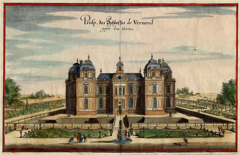 710 Château de Verneuil. Matthäus the Elder Merian.