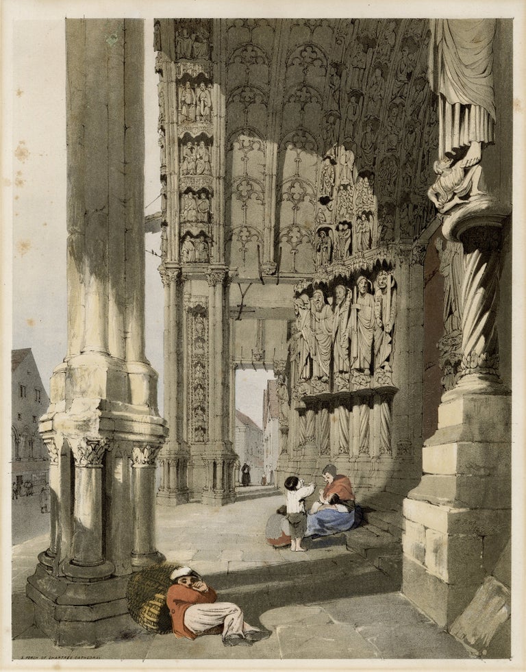 716 S. Porch of Chartres Cathedral. Thomas Shotter Boys.