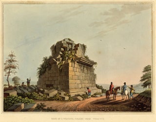 726 Base of a Colossal Column Near Syracuse. William Watts, after Luigi Mayer