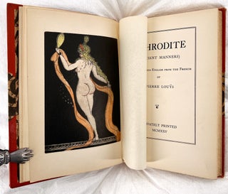 746 Aphrodite; (Ancient Manners) Translated into English from the French of Pierre Louÿs. Pierre...