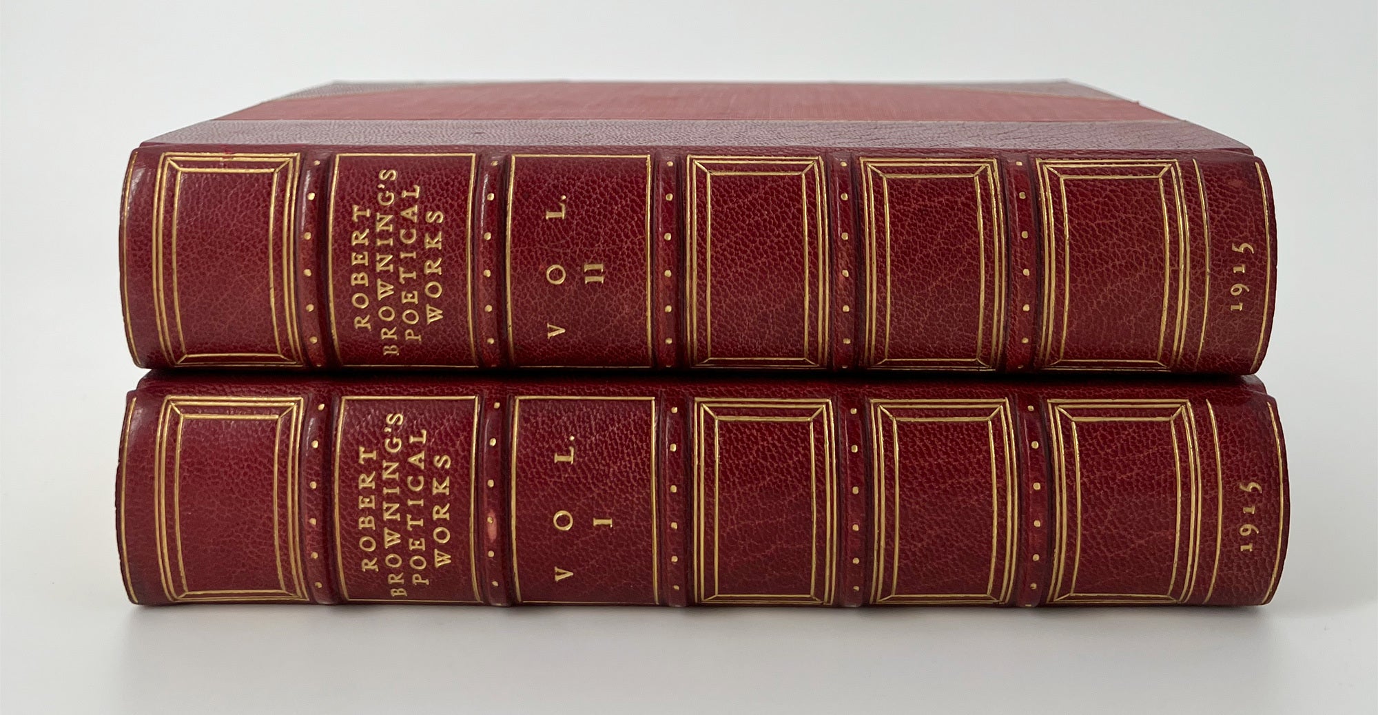 ▲01)【1点限り!】【除籍本】The poetical works of robert browning 全6巻中5冊セット/ロバート・ブラウニング/詩集/Smith Elder/洋書/B The Poetical Works of Robert Browning; With Portraits in Two