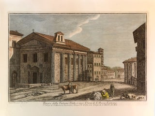 Veduta del Tempio della Fortuna Virile, from Raccolta delle più belle Vedute Antiche, e Moderne di Roma.