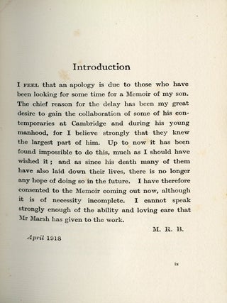 The Collected Poems of Rupert Brooke. With a Memoir