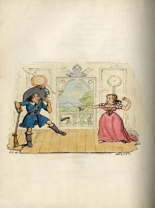 Der Freischütz Travestie. By Septimus Globus.; With twelve etchings by George Cruikshank, from drawings by an amateur; and the original tale whereon the German opera is founded.