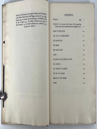 The Golden Carpet; Published by Permission of the War Office
