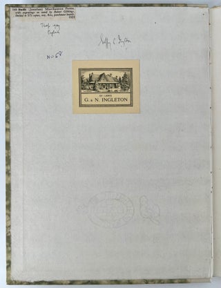 Miscellaneous Poems of Jonathan Swift; Selected and with an introduction by R. Ellis Roberts.