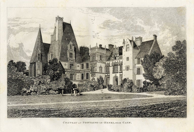 794 Chateau at Fontaine-le-Henri, near Caen. John Sell Cotman.