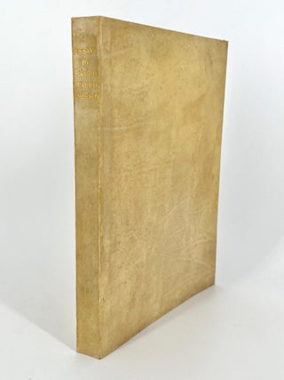 797 Essays by Ralph Waldo Emerson; With Preface by Thomas Carlyle. Ralph Waldo DOVES PRESS / Emerson