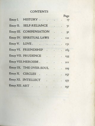 Essays by Ralph Waldo Emerson; With Preface by Thomas Carlyle