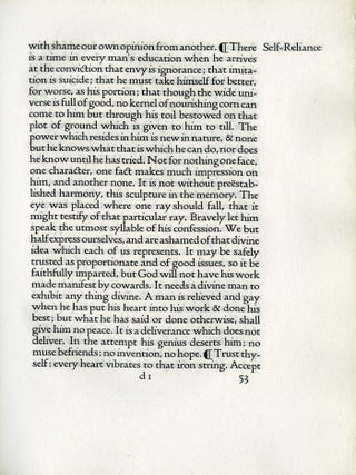 Essays by Ralph Waldo Emerson; With Preface by Thomas Carlyle