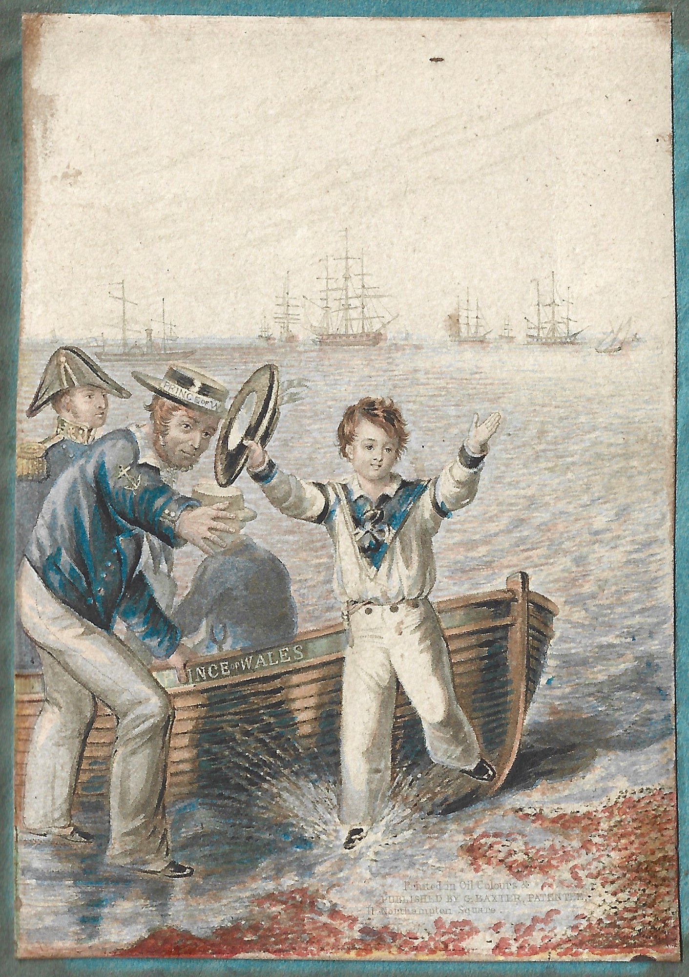 George Baxter The Prince of Wales Landing from His Boat | George Baxter