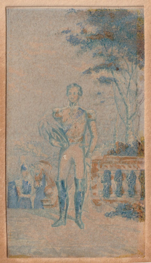 811 Portrait of a Man in Uniform (Napoleon). George Baxter.
