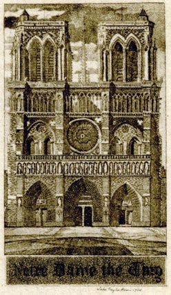 819 Notre Dame The Tiny; The West Facade of Notre Dame, Paris; West Facade of Notre Dame...