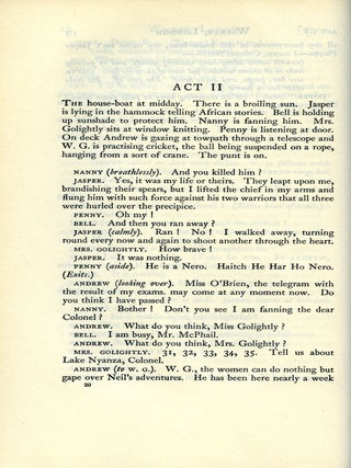 The Plays of J.M. Barrie; In One Volume
