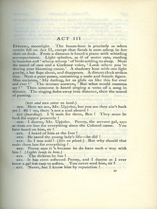 The Plays of J.M. Barrie; In One Volume