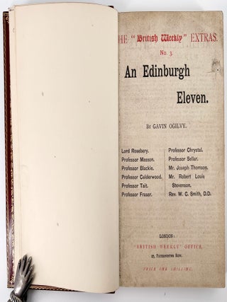 An Edinburgh Eleven; Pencil Portraits from College — "British Weekly" Extras, No. III.