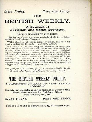 An Edinburgh Eleven; Pencil Portraits from College — "British Weekly" Extras, No. III.