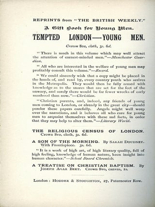 An Edinburgh Eleven; Pencil Portraits from College — "British Weekly" Extras, No. III.