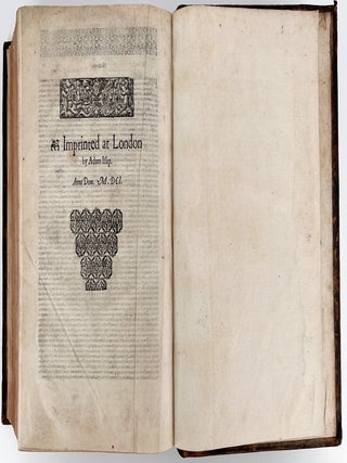 The Historie of the World |Commonly called, | THE NATURALL HISTORIE OF I C.PLINIUS SECUNDUS.| Translated into English by PHILEMON HOLLAND I Doctor of Phyjicke