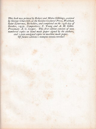 Consequences; A Complete Story in the Manner of the Old Parlour Game in Nine Chapters, each by a different author