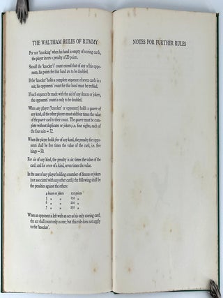 Rummy; That Noble Game Expounded in Prose, Poetry, Diagram and 15 Engravings by A. E. COPPARD and ROBERT GIBBINGS, with an Account of Certain Diversions into the Mountain Fastnesses of Cork and Kerry.
