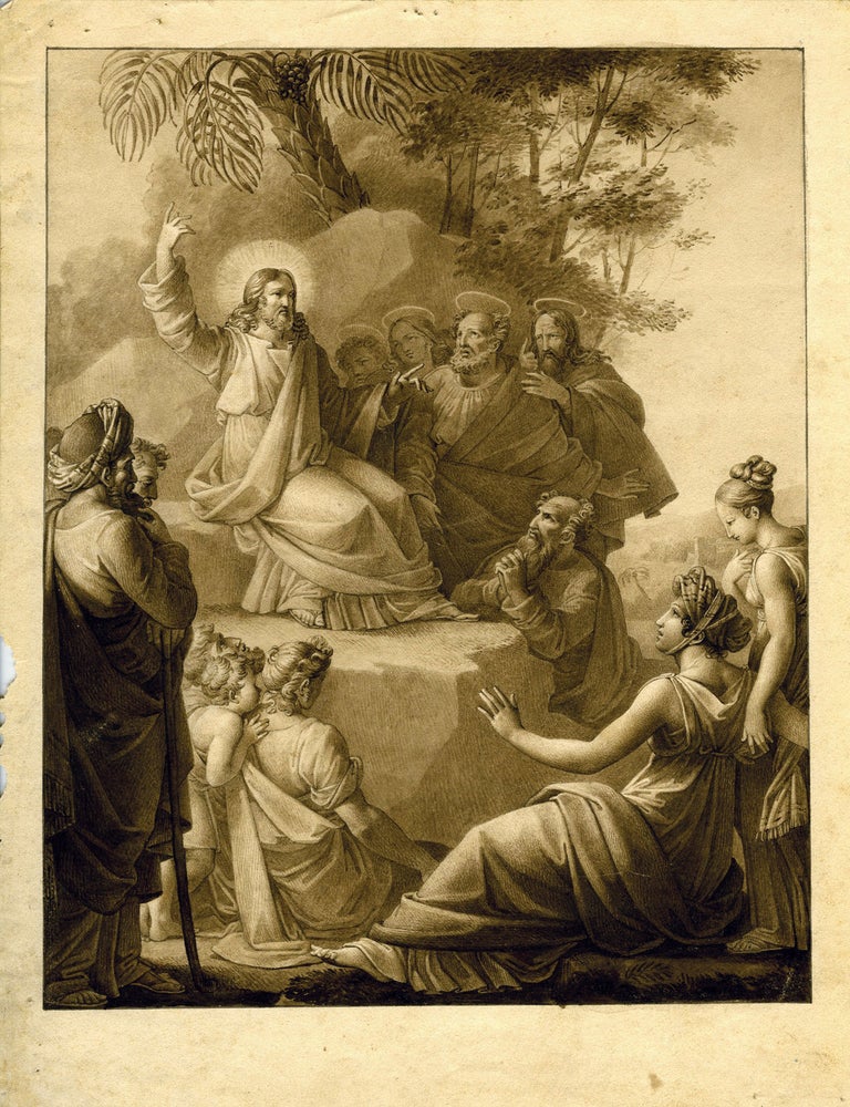 886 The Sermon on the Mount. 19th century French School.