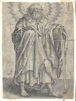 891 Saint Paul, from the series of Standing Saints. Lucas van Leyden, after