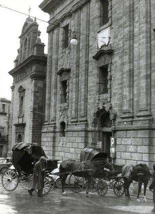 898 Horse-Drawn Carriages in Front of the Caltagirone City Museum. Nicola Scafidi