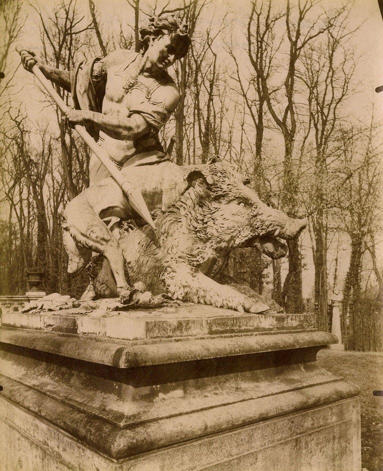 91 Versailles, Bosquet de l'Arc de Triomphe, 1904, No. 6483. Eugène Atget.