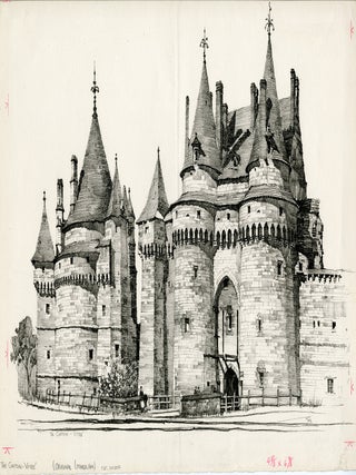 933 The Château-Vitré. 20th century French School