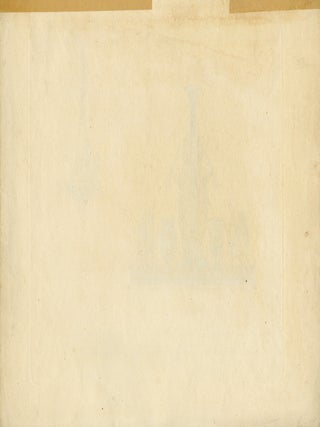 Disegno per calamaio in bronzo dorato con ornamenti in cristallo (design for gilt bronze inkwell with crystal ornaments)