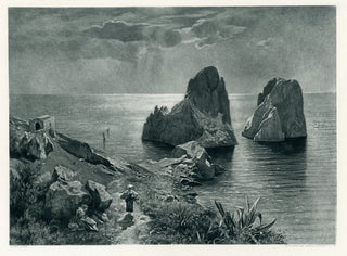 970 The Twin Rocks of Capri; I Faraglioni a Capri. August Leu, after