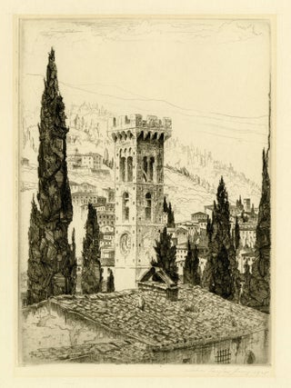 974 Fiesole; An Ancient Tower. John Taylor Arms