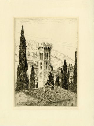 Fiesole; An Ancient Tower
