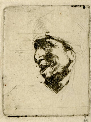 975 Head of a Laughing Peasant. Cornelis Bega